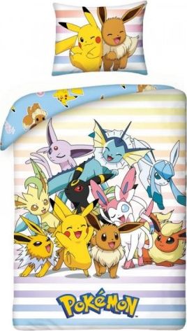 Halantex Pościel Młodzieżowa 140x200 Pokemon Pikachu Pokemony