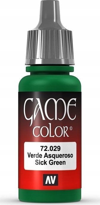 Vallejo Vallejo: 72.029 - Game Color - Sick Green (18 ml)