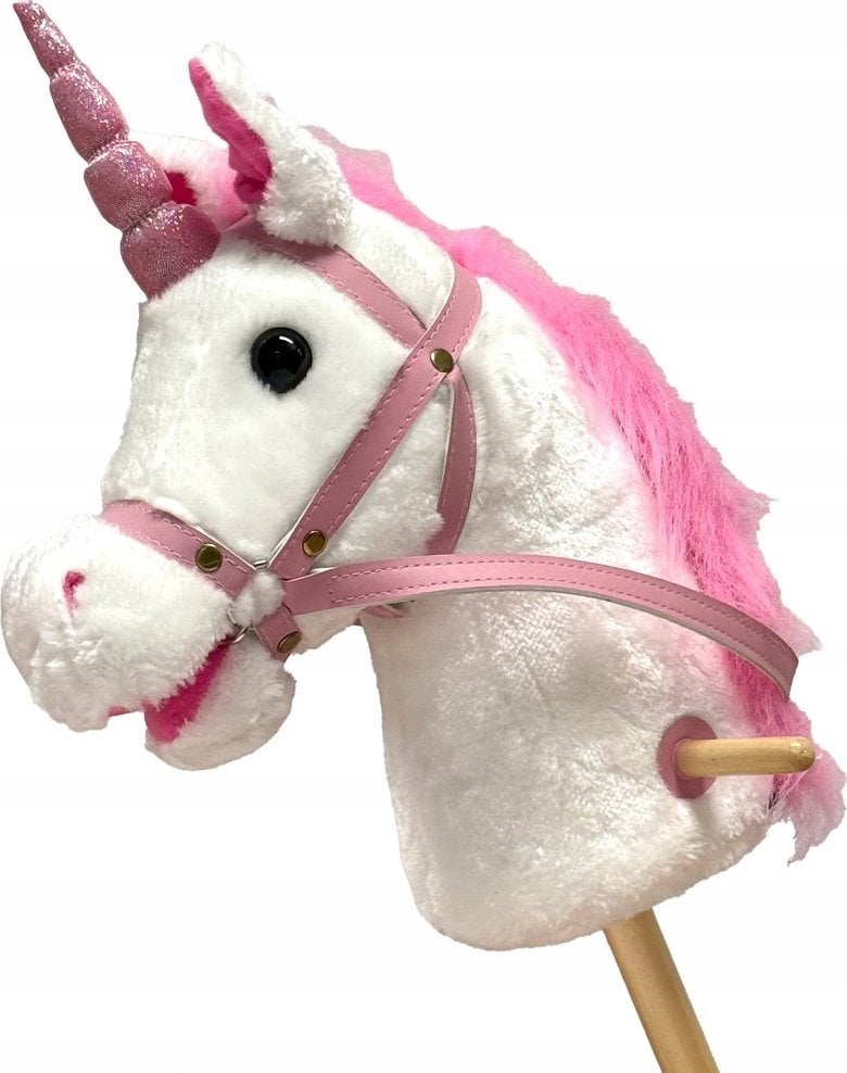 LeanToys BM HOBBY HORSE Z DZWIĘKIEM JEDNOROŻEC 8596164159538