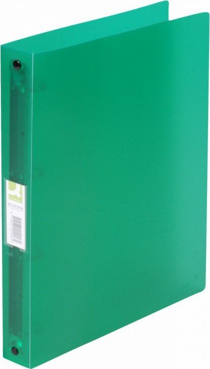 Segregator Q-Connect Brak danych 4-ringowy A4 25mm zielony (KF02906)