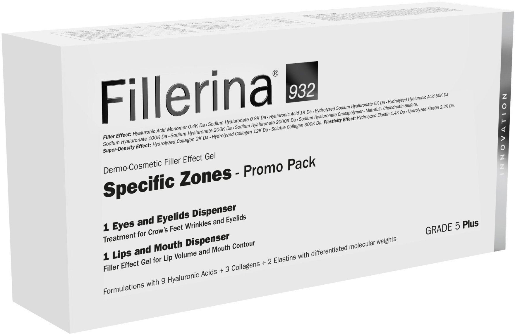 Set Labo: Fillerina 932 Specific Zones Grade 5 Plus, Anti-Wrinkle, Day & Night, Local Treatment Cream, For Eyes & Eyelids, 15 ml + Fillerina 932 Speci