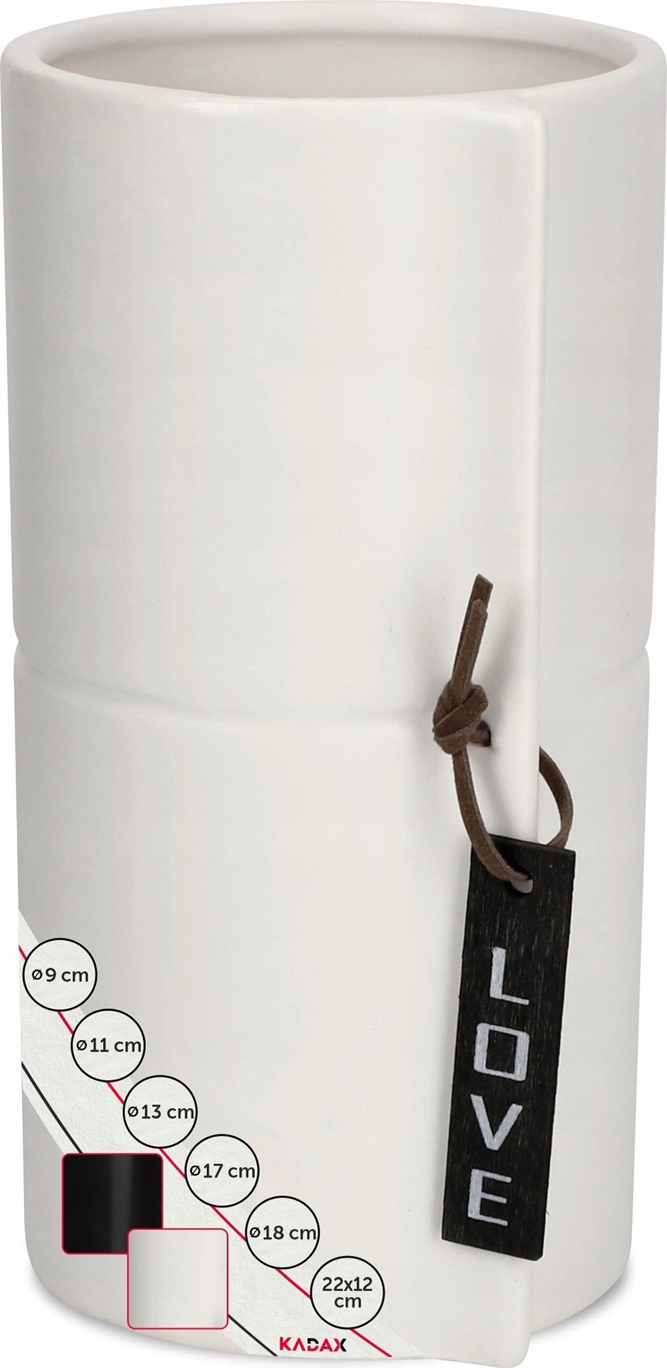 Kadax DONICZKA DONICA OSŁONKA CERAMICZNA KOLORY 11CM