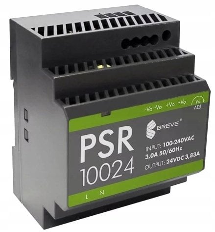 Zasilacz SilentiumPC Zasilacz impulsowy PSR 10024 230/ 24VDC 3,83A on DIN rail, Uzas: 85-264VACVAC, Ta70, 17000-1567