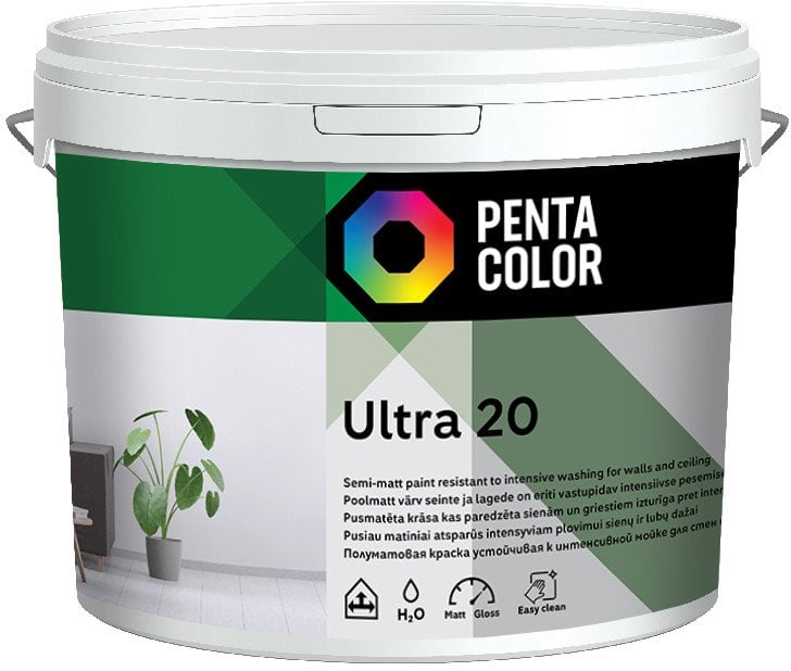 Pentacolor EMULSION PAINT ULTRA 20 WHITE 10L