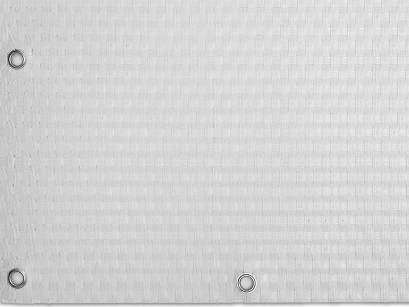 TechnoRattan Osłona Balkonowa oczkowana z TECHNORATTANU na WYMIAR (0,05m2) - Biała RD07