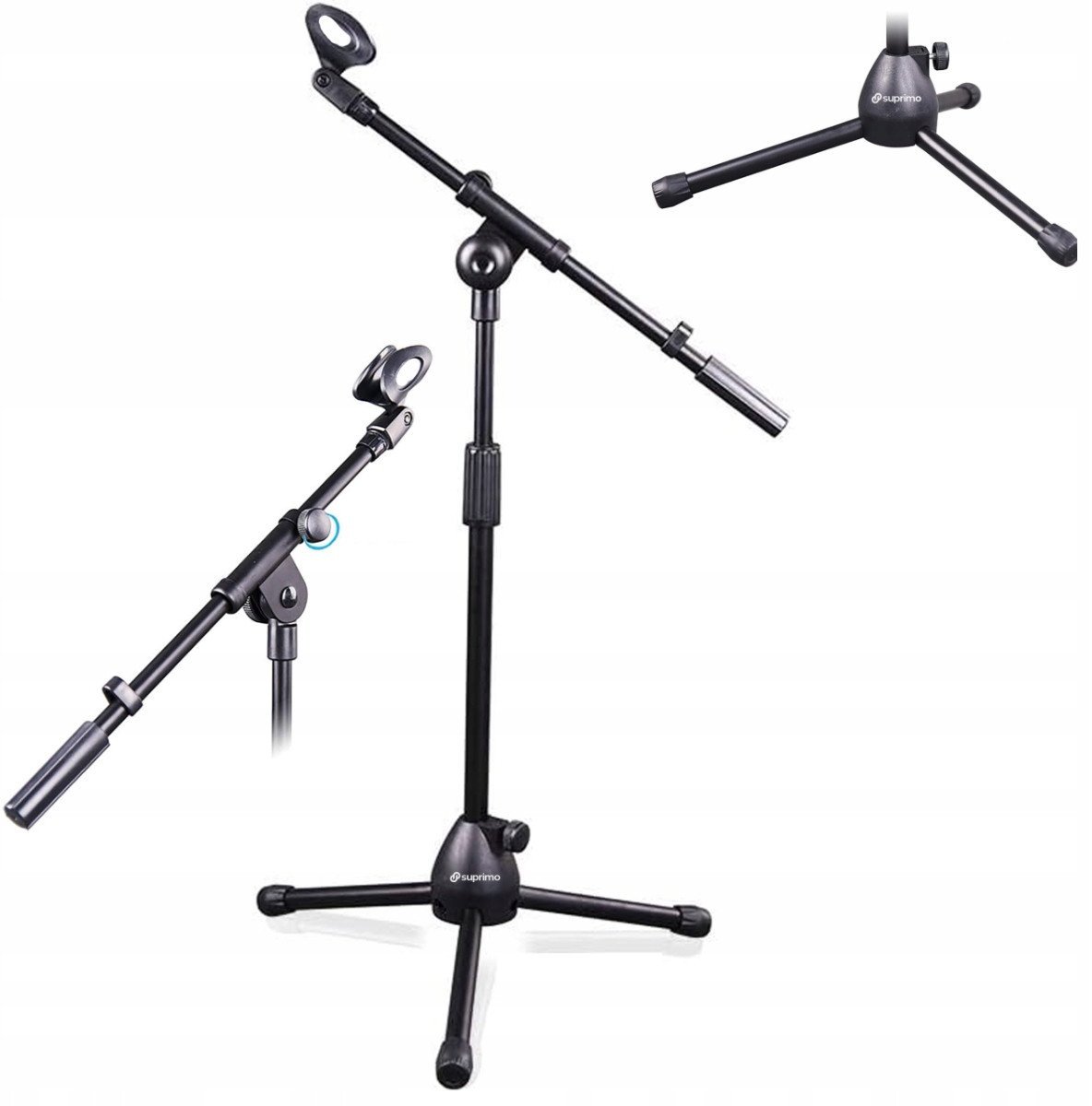 SUPRIMO SMT1 statyw mikrofonowy ramię łamany skład