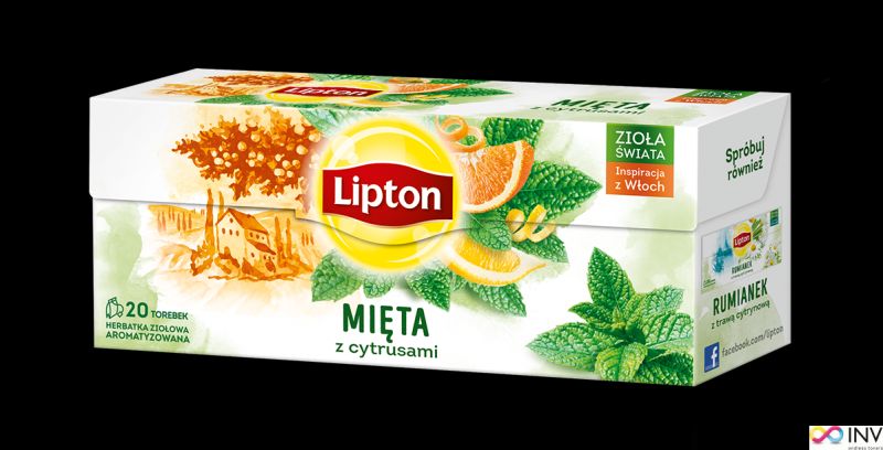 Lipton LIPTON_Herbata ziołowa Mięta z Cytrusami 20 torebek 26g