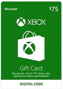 MS ESD Gift Card Xbox LIVE AGENCY Online 75 EUR