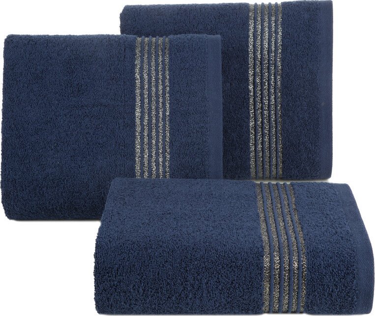 Eurofirany RĘCZNIK LILA (10) 50 X 90 CM GRANATOWY