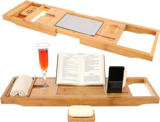 Iso Trade Półka kąpielowa - nakładka na wannę uniwersalny