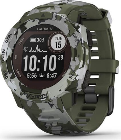 Zegarek sportowy Garmin Instinct Solar Camo Szaro-zielony (010-02293-06)