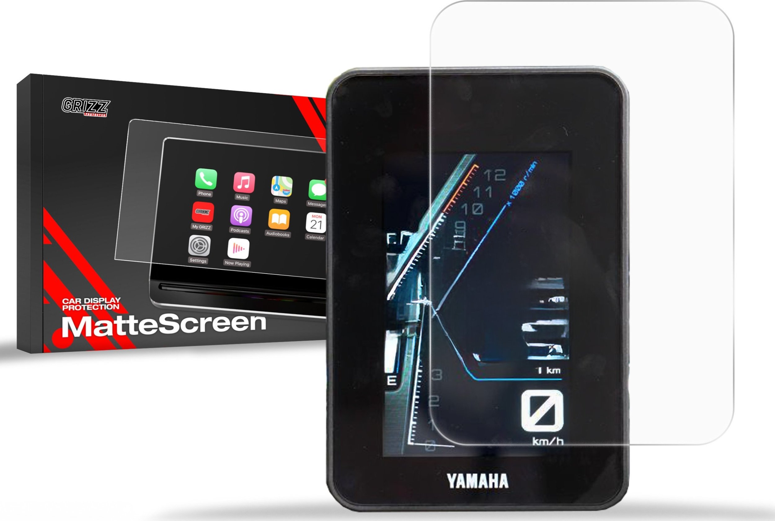 GrizzGlass Folia matowa GrizzGlass CarDisplay Protection do Yamaha Tenere 700 World Rally 5" 2024