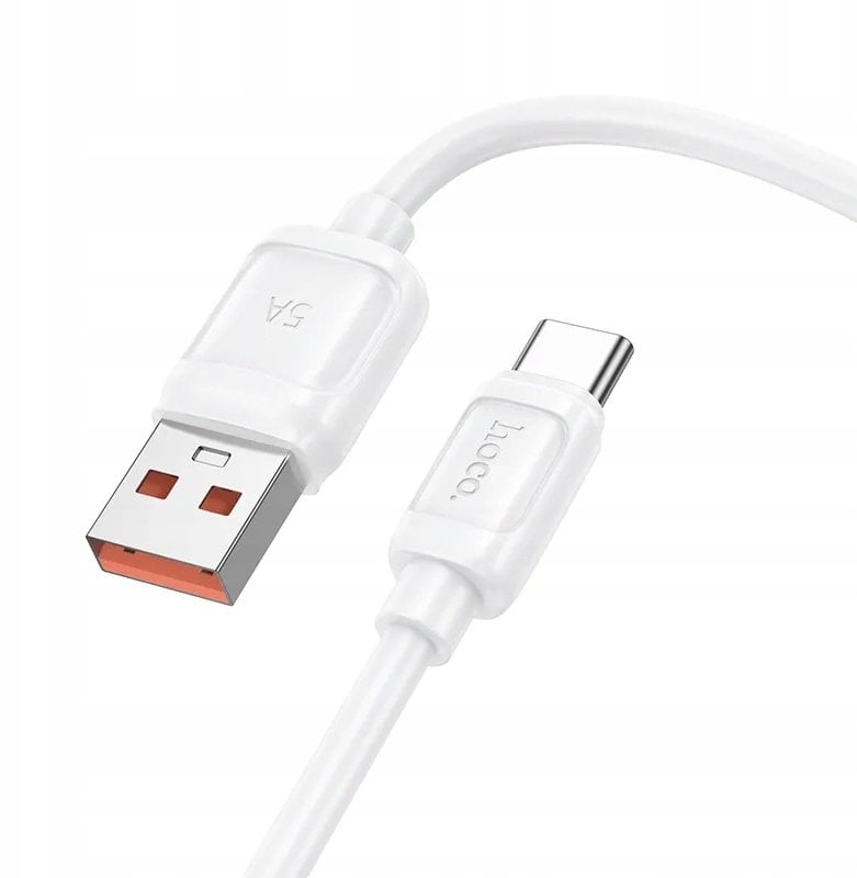 Kabel USB Hoco Kabel USB A do USB C PD 5A 100W 1 m X115 biały