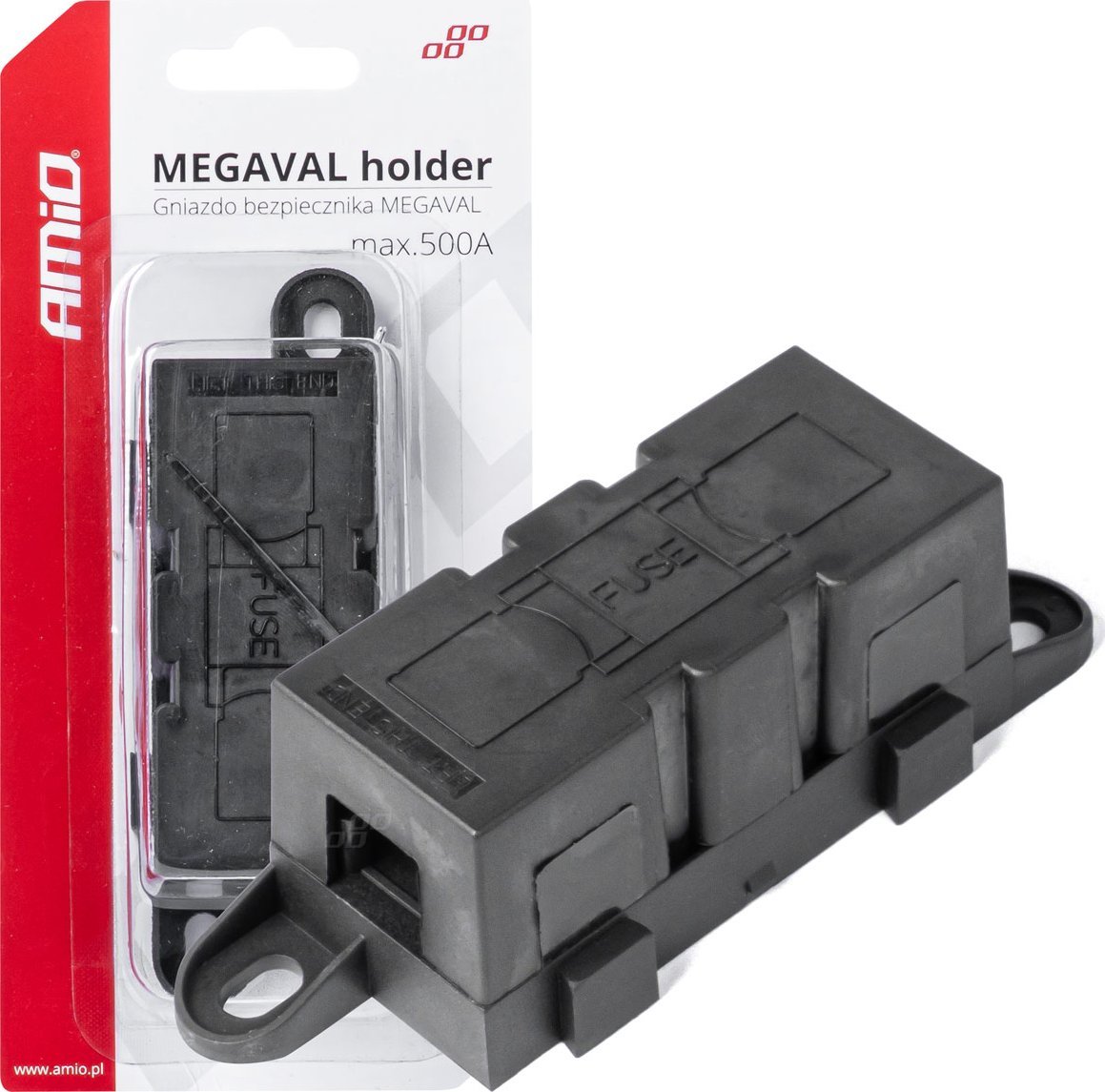 AMiO Oprawa obudowa gniazdo bezpiecznika megaval amio-03507