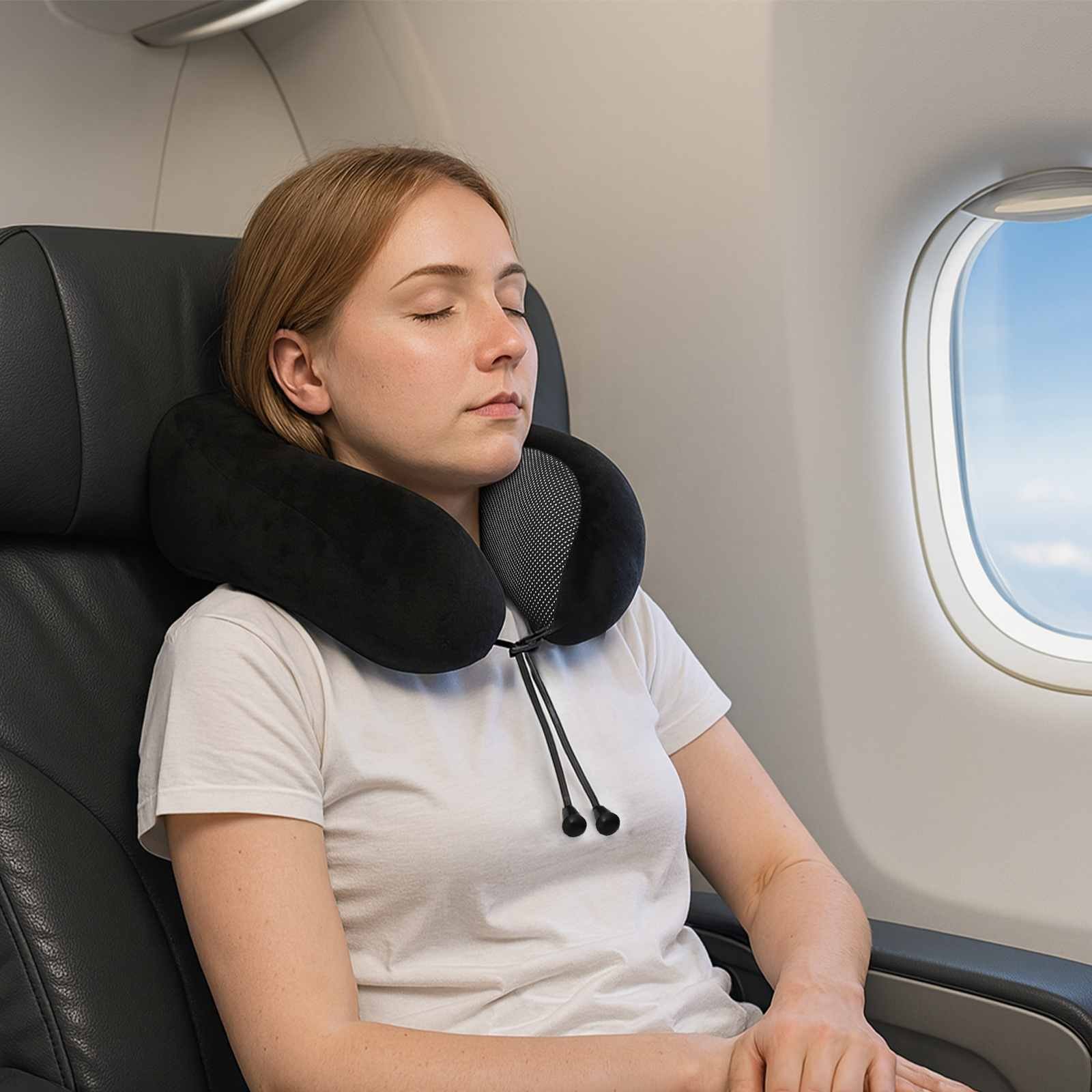 vidaXL Poduszka with pillow with adjustment Czarny 28 x 25 x 14 cm Velvet