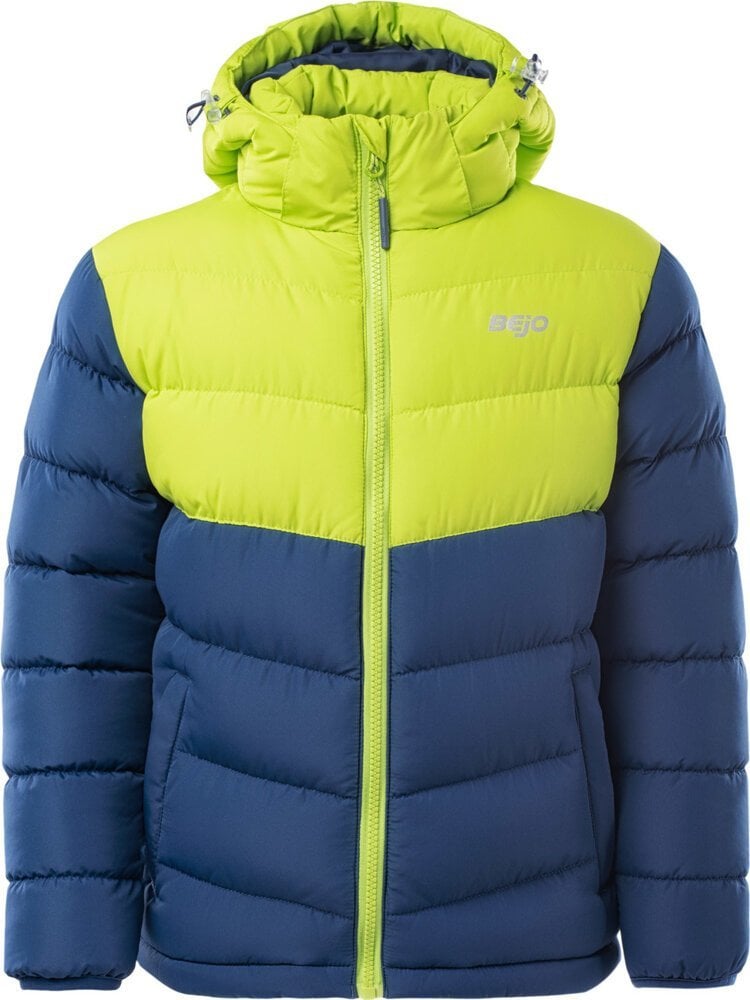 Bejo Dziecięca kurtka zimowa pikowana Bejo Baldey Ii Kdb estate blue/lime green rozmiar 128
