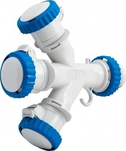 F-Elektro Adapter kempingowy - wtyk 16A 3p IP67 , gniazdo 3x16A 3P IP67