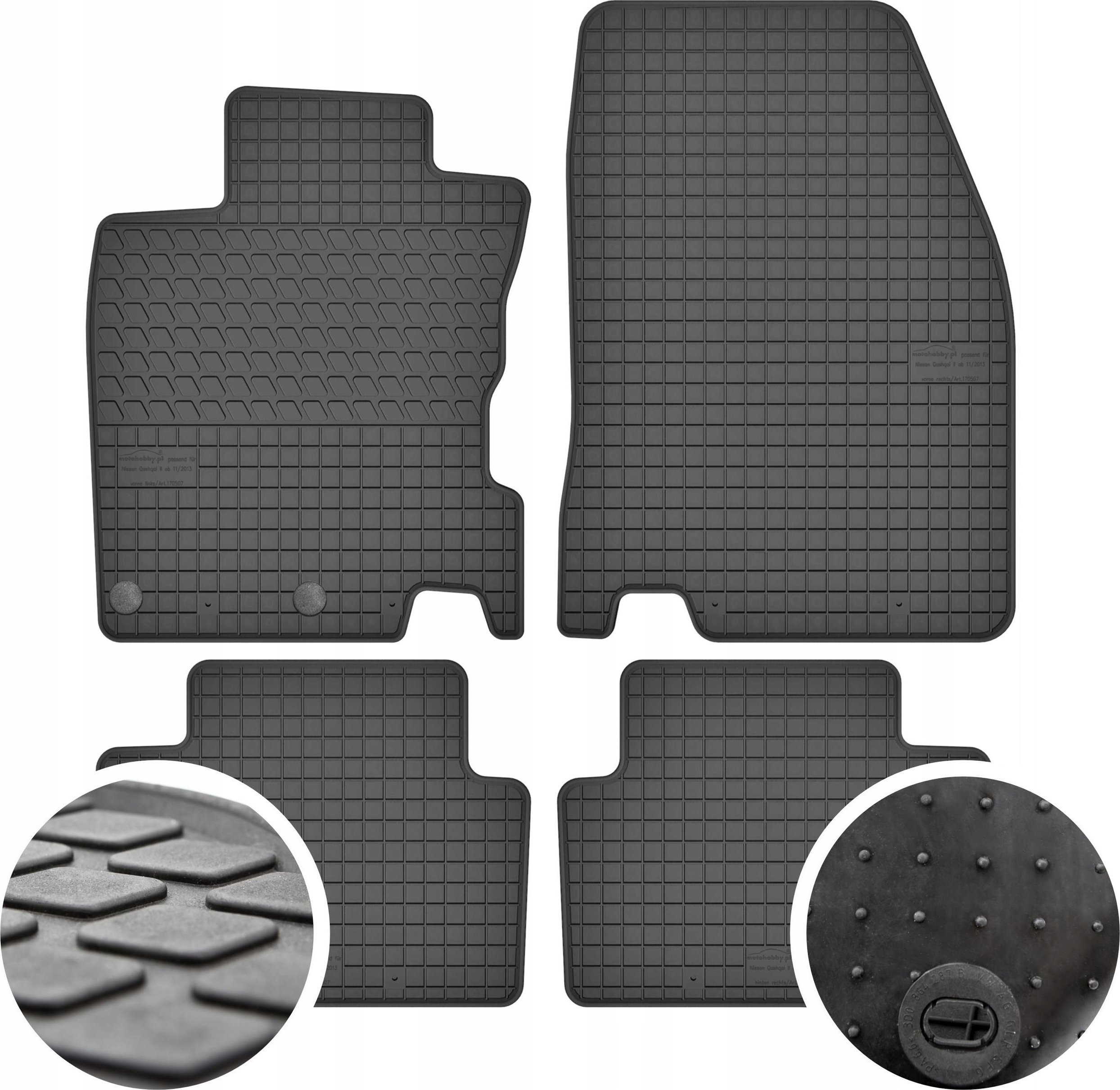 GeyerHosaja Dywaniki gumowe do Nissan Qashqai II