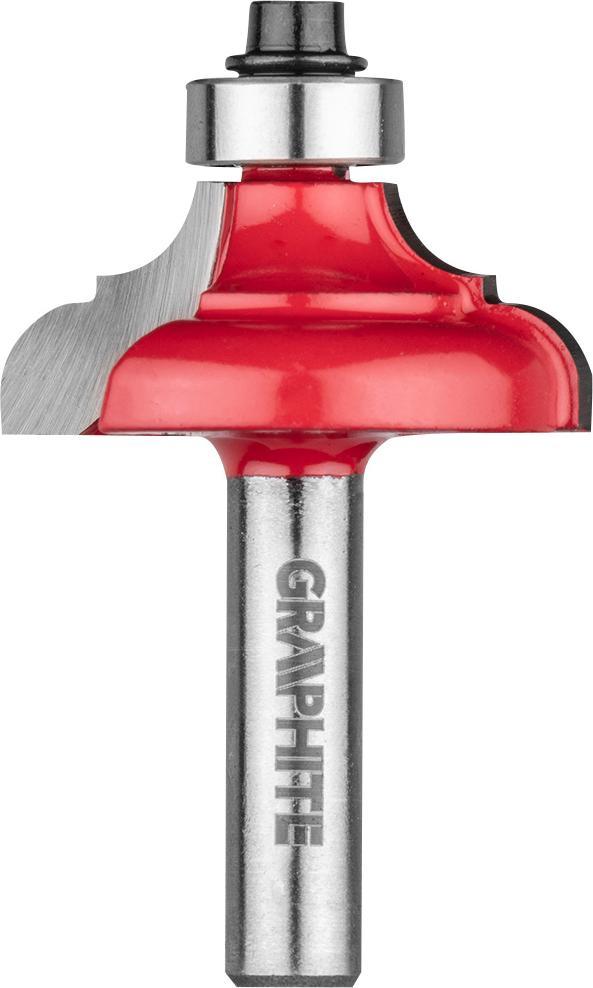 Graphite Frez widiowy (Frez kształtowy z łożyskiem, ozdobny, HM, 35.2 x 15.9 mm, trzpień 8 mm)