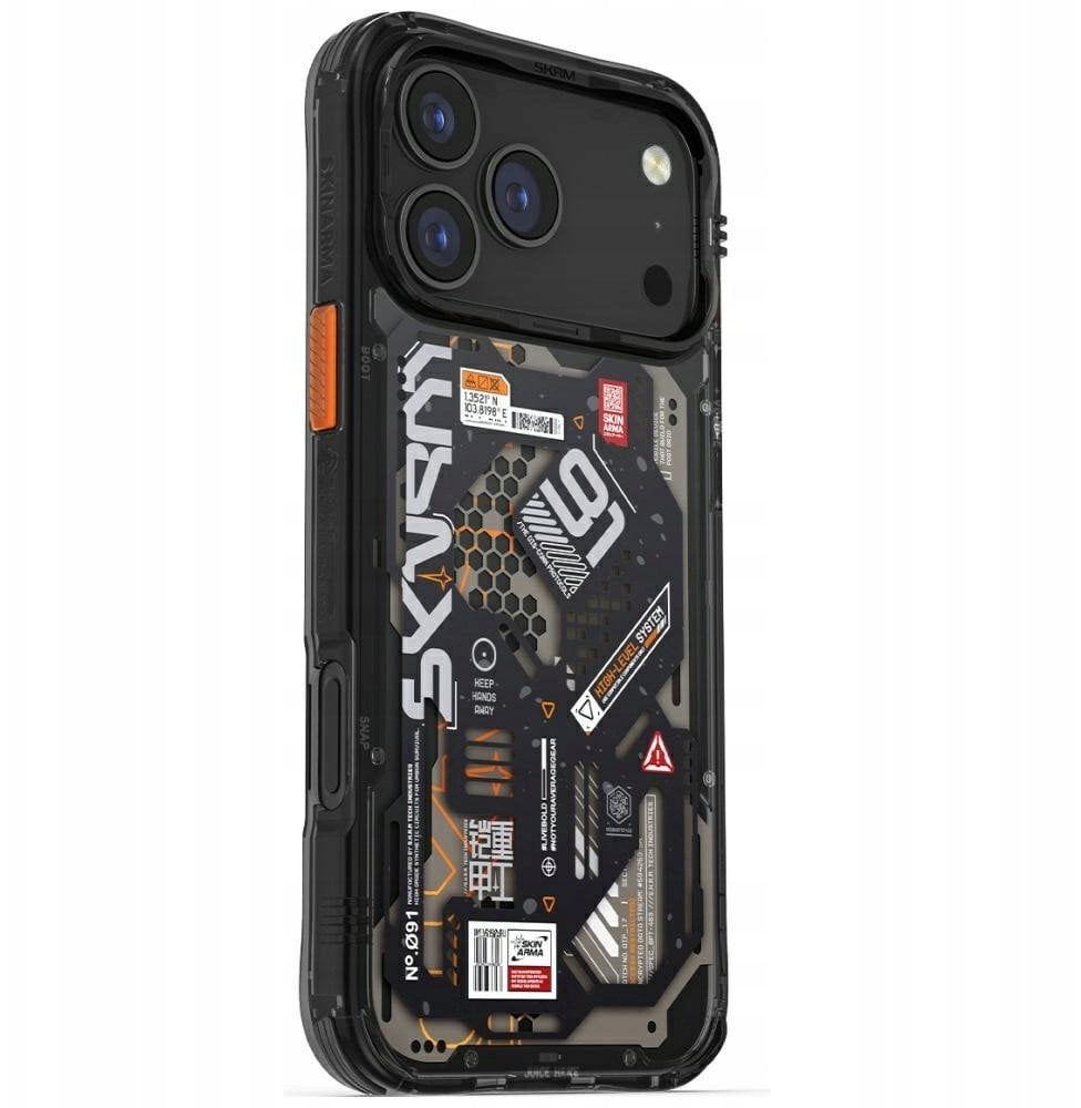 Etui Skinarma Spectra do iPhone 17 Pro Max Magnetic Charging czarny