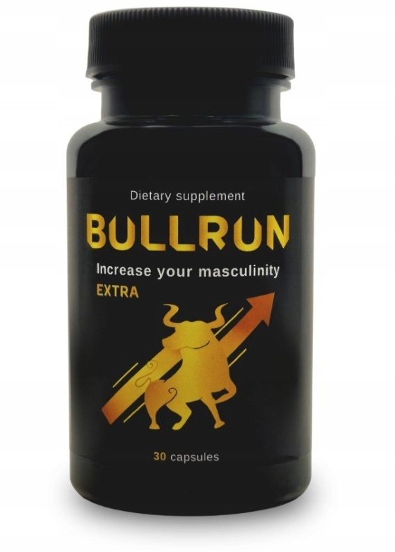 Bullrun Extra suplement wspomagający potencje erekcje wzwód 30 kapsułek