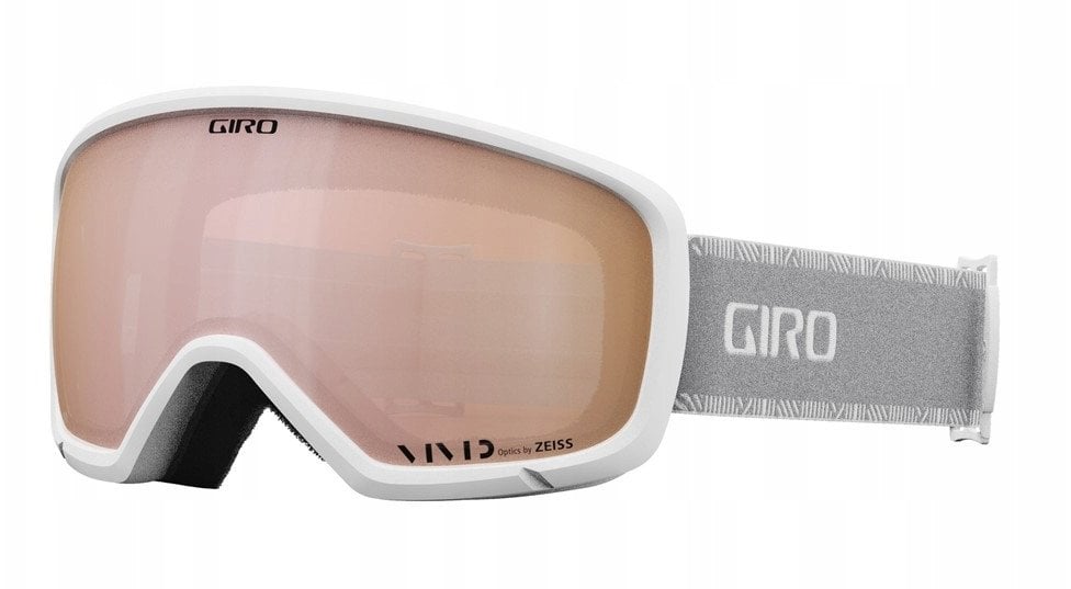 Gogle zimowe GIRO MILLIE WHITE & GREY CHUTE (szyba VIVID ROSE GOLD 19-42% S2) (NEW 2024/2025)