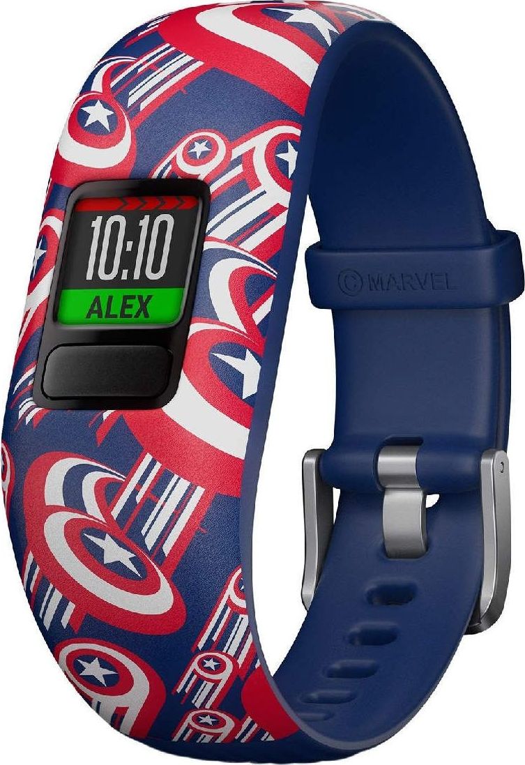 Smartband Garmin Vivofit Junior 2 Marvel Kapitan Ameryka Granatowy