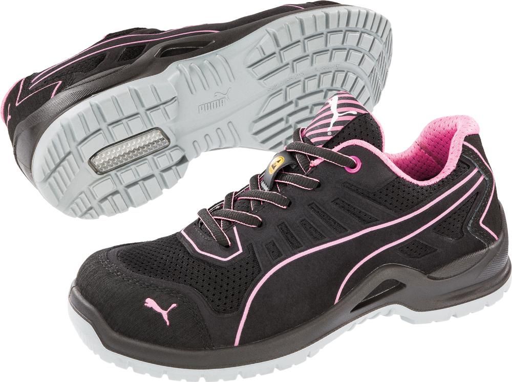 Puma Profesjonalne Obuwie Damskie Ochronne Robocze Puma FUSE TC PINK WNS LOW 644110 S1P ESD SRC