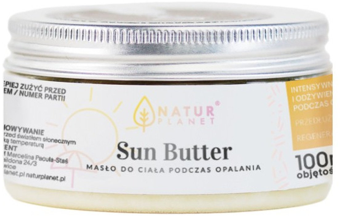 Natur Planet Sun Butter masło do ciała podczas opalania 100 ml 100ml