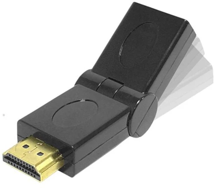 Przejście wtyk-gniazdo HDMI obrotowe LXHD58