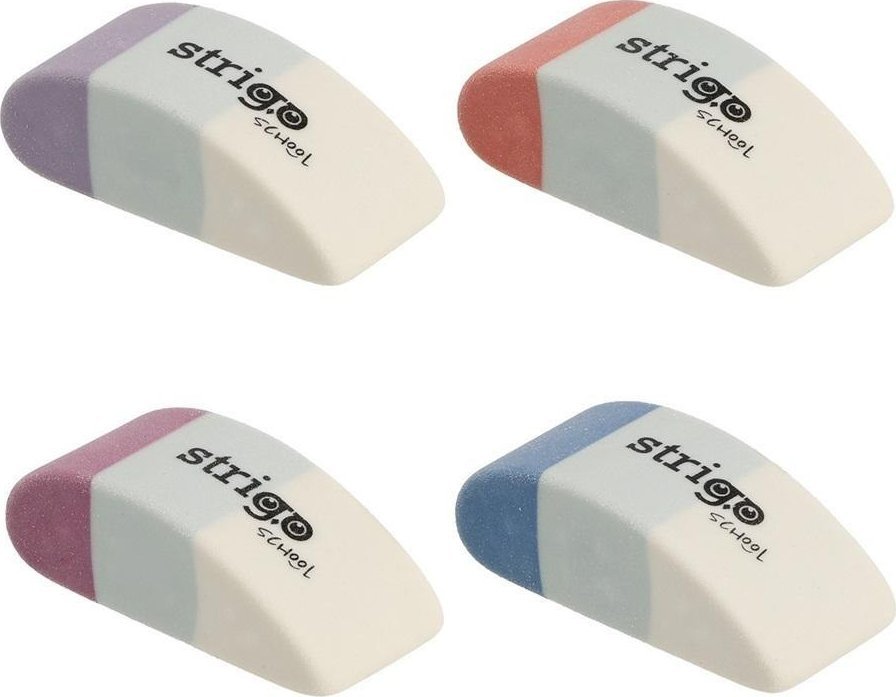 Gumka do ścierania Classic mix (36szt) STRIGO