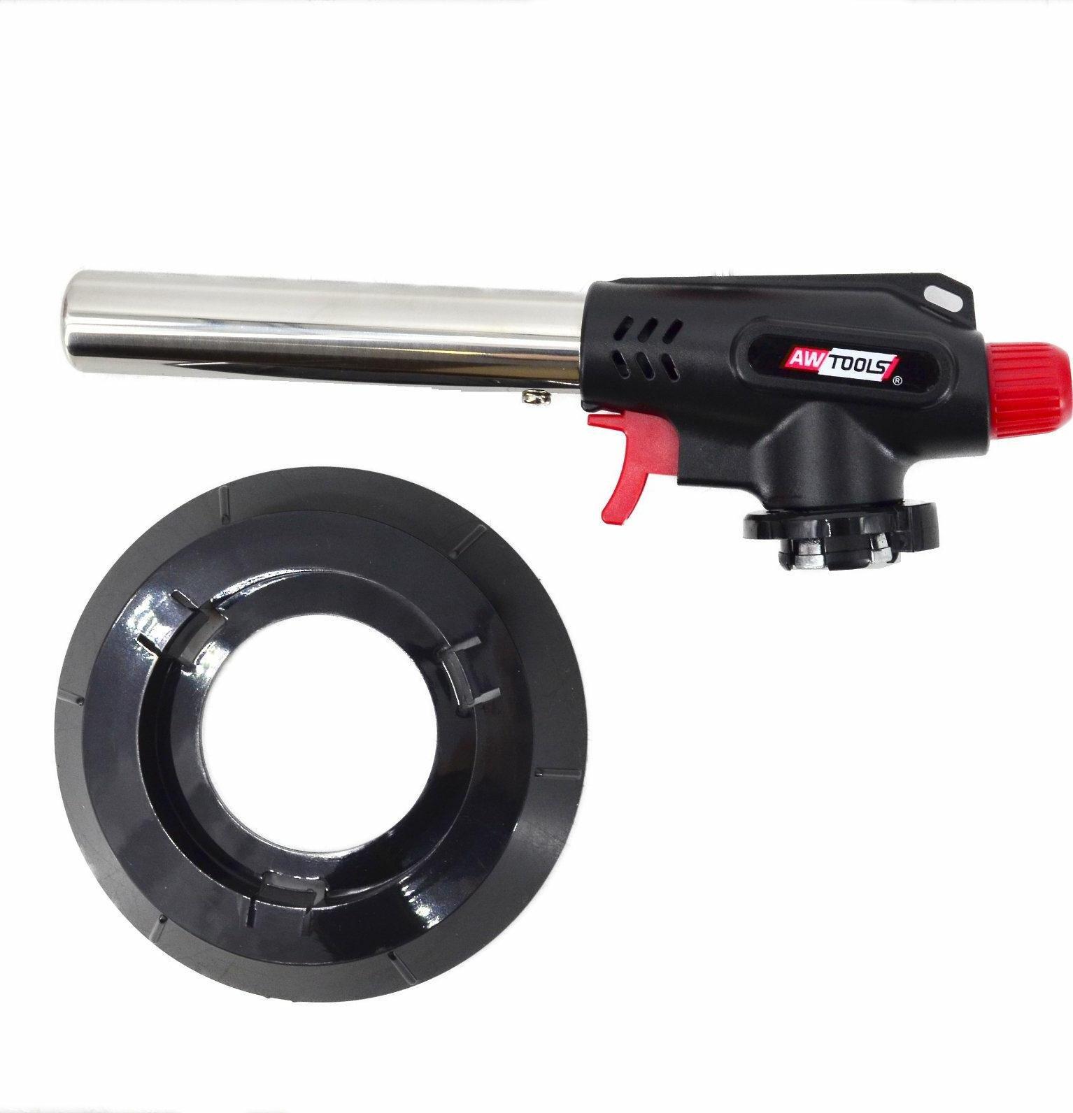 AWTools AWTOOLS PALNIK GAZOWY - PIEZO TYP 4 DŁUGI + PODSTAWA BUTLI