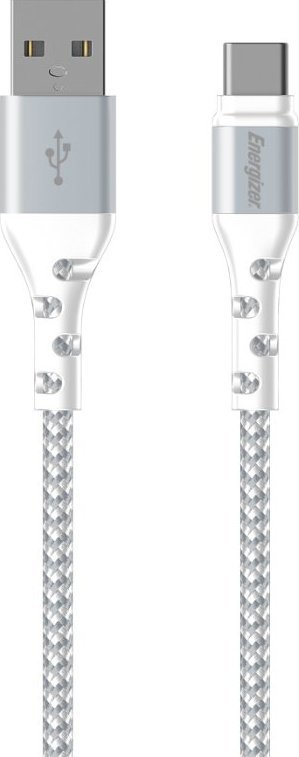 Kabel USB Energizer USB-A - USB-C 2 m Biały (C520CKWH)