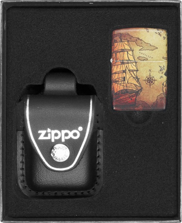 Zestaw ZIPPO Zapalniczka PIRATE SHIP Prezentowy No3