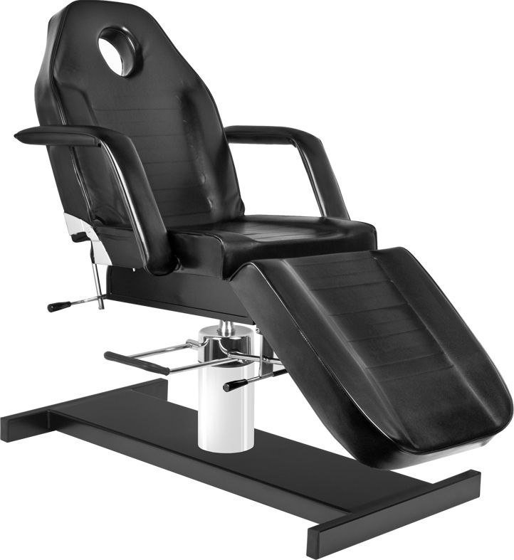 FOTEL KOSMETYCZNY HYD. A 210 CZARNY