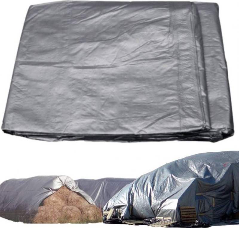 Plandeka PrzydaSie Plandeka Plandeki Pe Srebrna Wzmacniana 2X3 130G