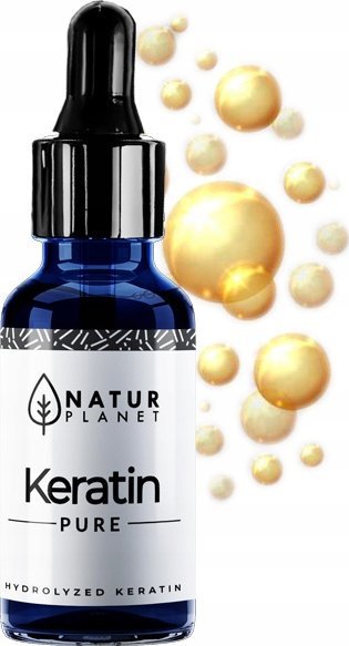 NATUR PLANET_Keratin-Pure keratyna hydrolizowana do włosów i paznokci 30ml