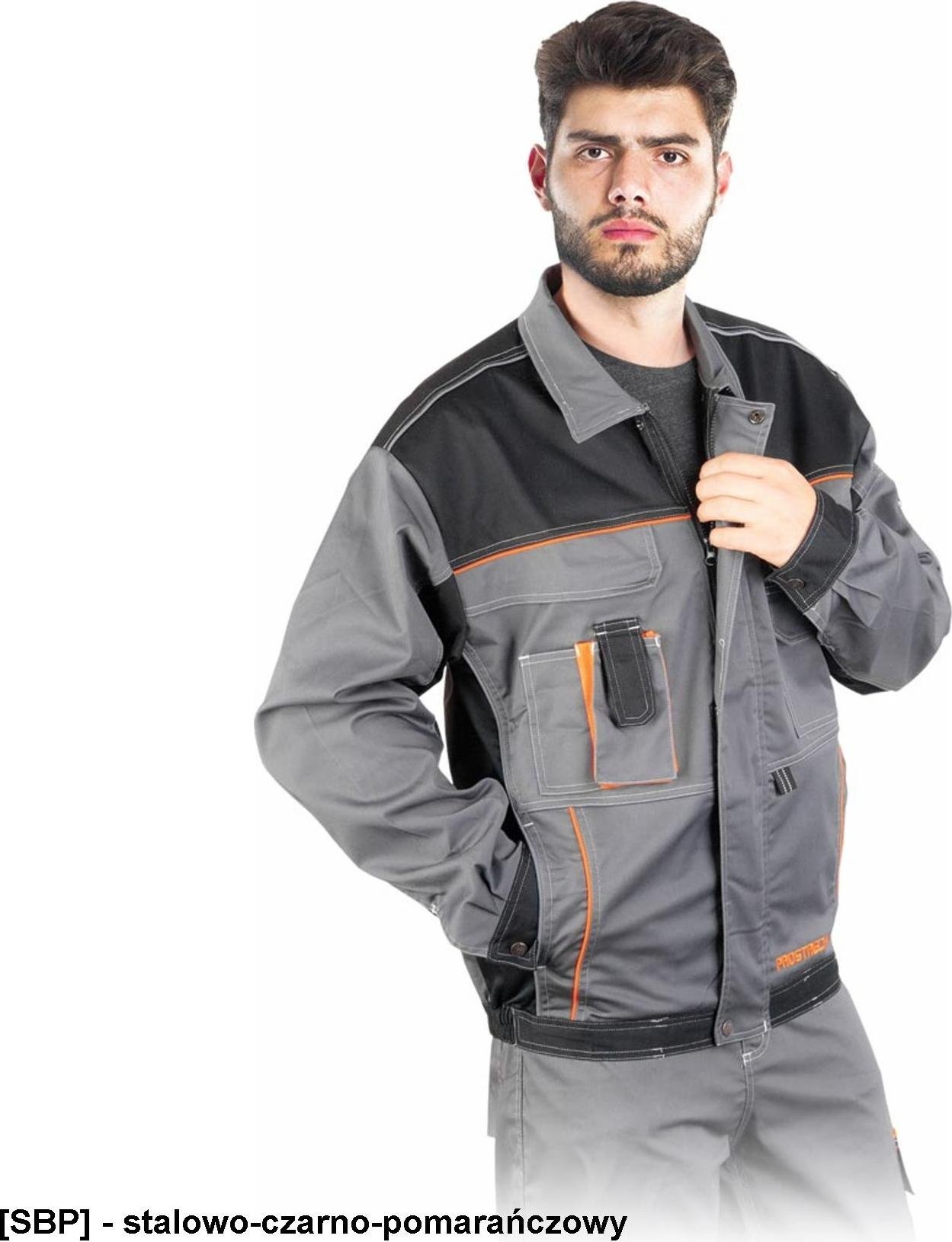 R.E.I.S. PRO-STRECH-J - bluza ochronna, elementy odblaskowe, 95% bawełna, 5% elastan, 290 g/m 2XL