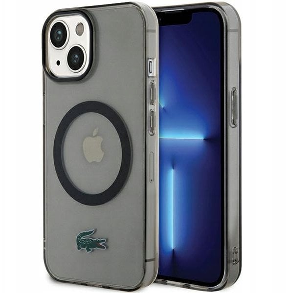 Lacoste LCHMP15MULOK iPhone 15 Plus / 14 Plus 6.7" czarny/black hardcase Transparent MagSafe