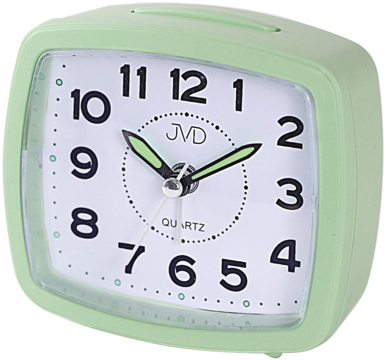 JVD Budzik SRP8506.1 9x8 cm drzemka podświetlenie cichy chód .