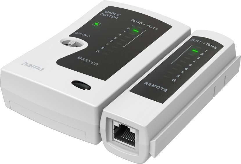 Hama 8p8c (RJ45) 6p6c vai 6p4c- Tikla vada testeris