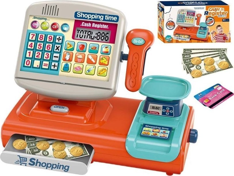 Madej Kasa sklepowa z kalkulatorem na baterie Madej