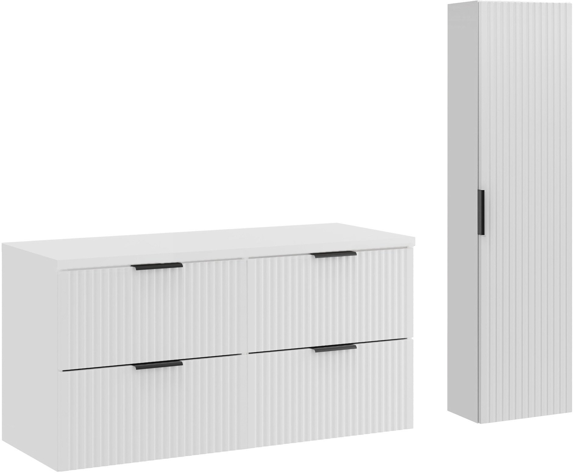 Zestaw meblowy 120cm z blatem i Szafką wysoką