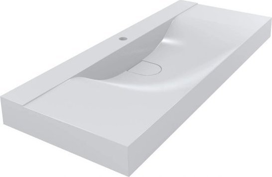 Umywalka Miraggio Umywalka nablatowa prostokątna 120x48 cm