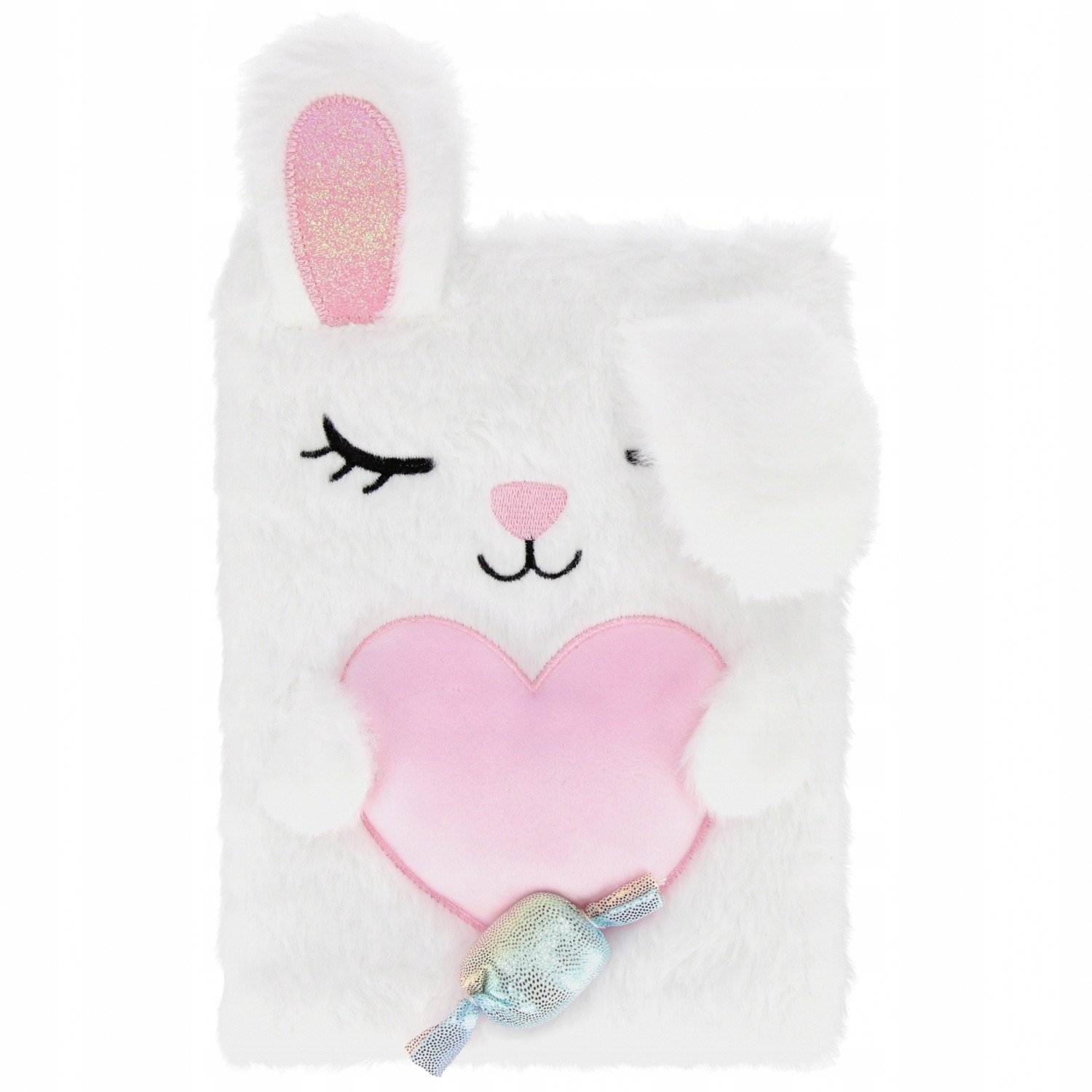 PAMIETNIK PLUSZ ZAM A5/80K RABBIT HEART STK PBH1