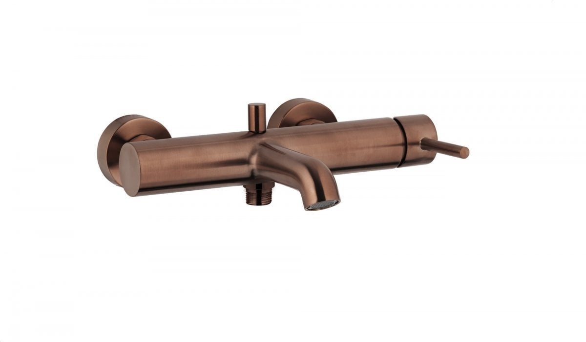 5034-020-34 / KFA / MOZA / BATERIA WANNOWA POZIOMA, ŚCIENNA, BRUSHED ROSE GOLD PVD