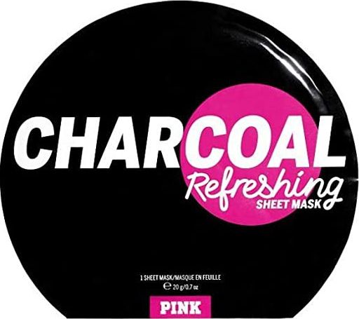 Pink Pink Charcoal Refreshing Sheet Mask Maseczka do twarzy 1szt