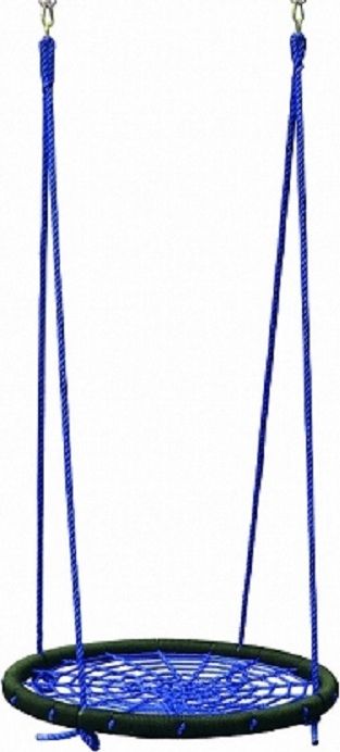 Huśtawka AllForBaby Huśtawka Bocianie Gniazdo Niebieska Z Linami (3060)