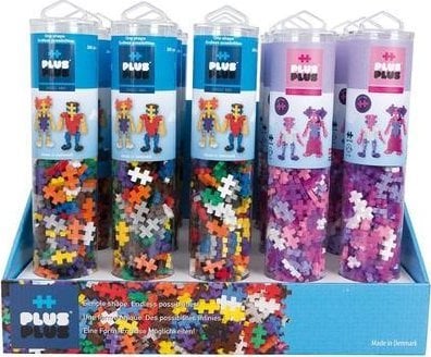 Plus Plus PLUS-PLUS DISPLAY TUBY BASIC/GLITTER - 15 TUB