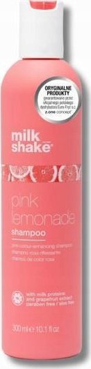 Milk Shake Milk Shake, Pink Lemonade, Milk Proteins, Hair Colour Shampoo, For Blonde Hair, Pink, 250 ml For Women